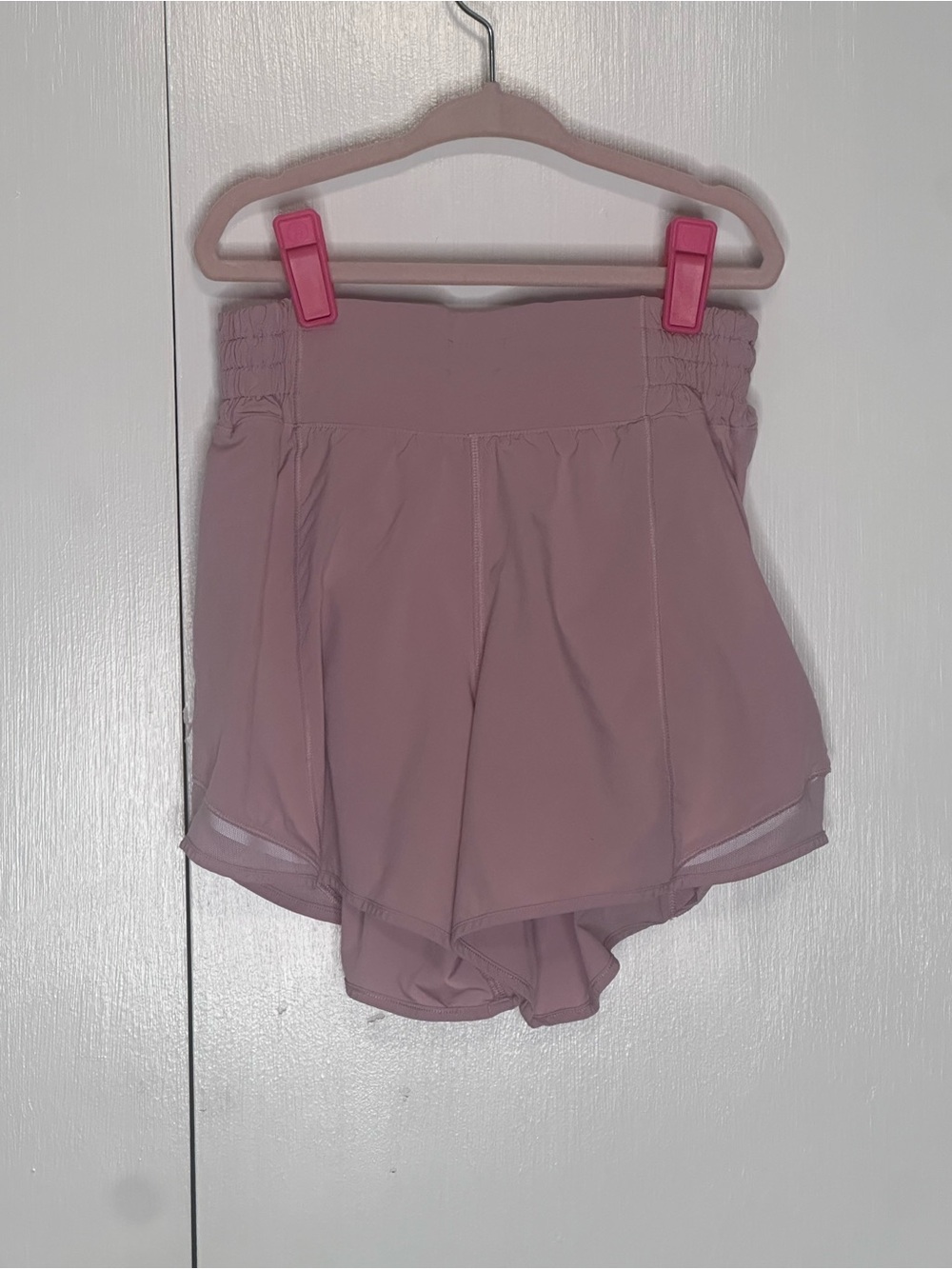 lululemon athletica Rose Pink Flared Skort Shorts